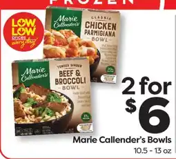 Weis Markets Marie Callender's Bowls offer