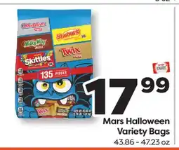 Weis Markets Mars Halloween Variety Bags offer