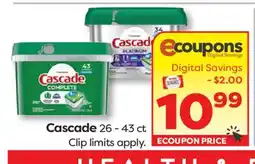 Weis Markets Cascade offer