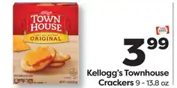 Weis Markets Kellogg's Townhouse Crackers offer