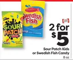 Weis Markets Sour Patch Kids or Swedish Fish Candy offer