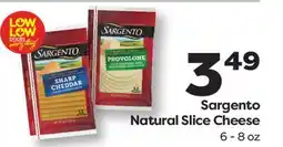 Weis Markets Sargento Natural Slice Cheese offer