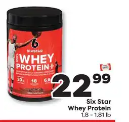 Weis Markets Six Star Whey Protein offer