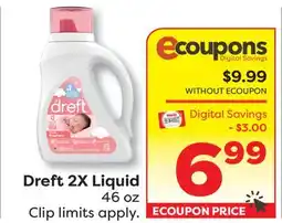 Weis Markets Dreft 2X Liquid offer