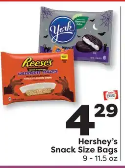 Weis Markets Hershey's Snack Size Bags offer