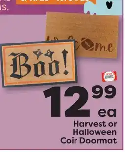 Weis Markets Harvest or Halloween Coir Doormat offer