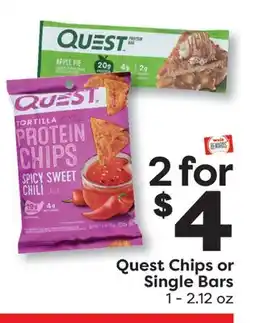 Weis Markets Quest Chips or Single Bars offer