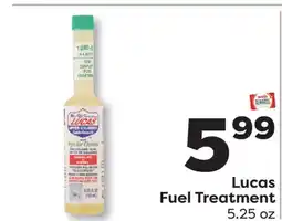 Weis Markets Lucas Fuel Treatment offer