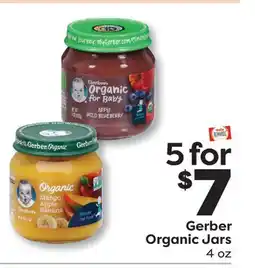 Weis Markets Gerber Organic Jars offer