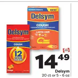 Weis Markets Delsym offer