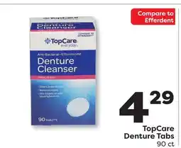 Weis Markets TopCare Denture Tabs offer