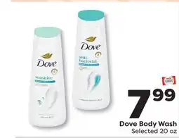 Weis Markets Dove Body Wash offer