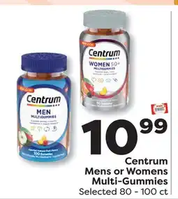 Weis Markets Centrum Mens or Womens Multi-Gummies offer