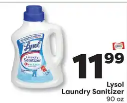 Weis Markets Lysol Laundry Sanitizer offer