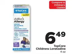 Weis Markets TopCare Childrens Loratadine offer