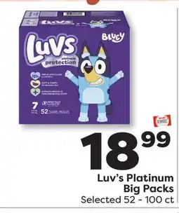 Weis Markets Luv's Platinum Big Packs offer