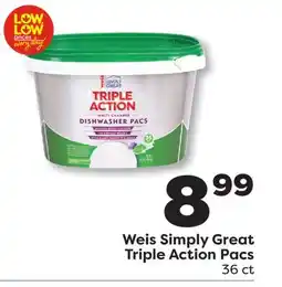 Weis Markets Weis Simply Great Triple Action Pacs offer