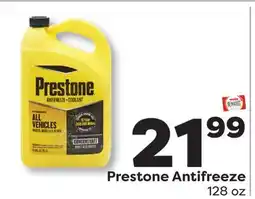Weis Markets Prestone Antifreeze offer