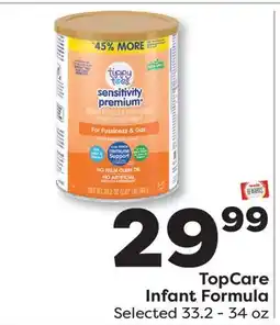 Weis Markets TopCare Infant Formula offer