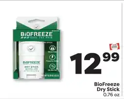Weis Markets BioFreeze Dry Stick offer