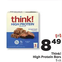 Weis Markets Think! High Protein Bars offer