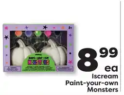 Weis Markets Iscream Paint-your-own Monsters offer