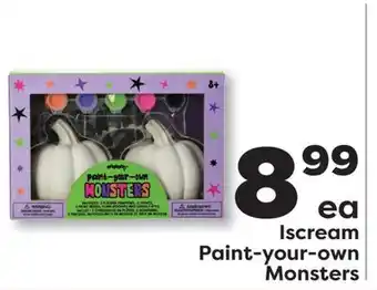 Weis Markets Iscream Paint-your-own Monsters offer