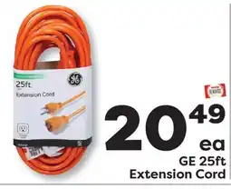 Weis Markets GE 25ft Extension Cord offer
