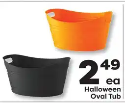Weis Markets Halloween Oval Tub offer