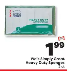 Weis Markets Weis Simply Great Heavy Duty Sponges offer