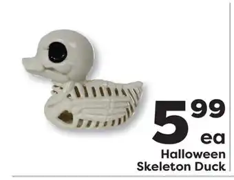 Weis Markets Halloween Skeleton Duck offer