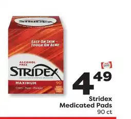 Weis Markets Stridex Medicated Pads offer