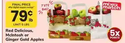 ACME Red Delicious, Mclntosh or Ginger Gold Apples offer