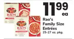 ACME Rao's Family Size Entrées offer