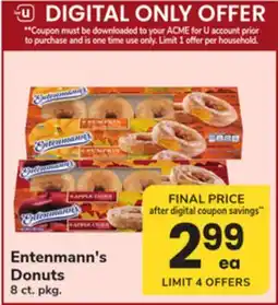ACME Entenmann's Donuts offer