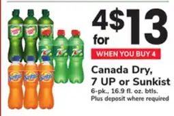 ACME Canada Dry, 7 UP or Sunkist offer
