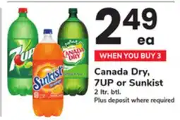 ACME Canada Dry, 7UP or Sunkist offer