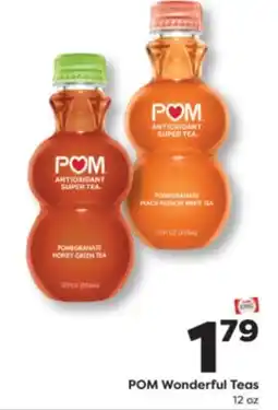 Weis Markets POM Wonderful Teas offer