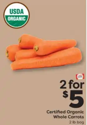 Weis Markets Certified Organic Whole Carrots offer