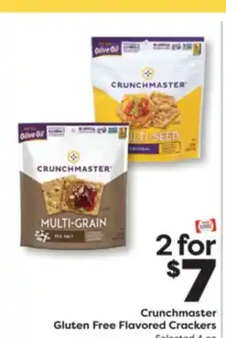 Weis Markets Crunchmaster Gluten Free Flavored Crackers offer