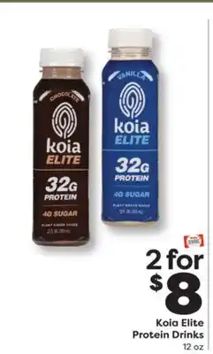 Weis Markets Koia Elite Protein Drinks offer