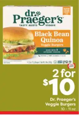 Weis Markets Dr. Praeger's Veggie Burgers offer