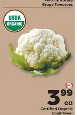 Weis Markets Certified Organic Cauliflower offer