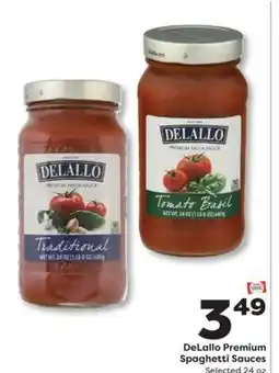 Weis Markets DeLallo Premium Spaghetti Sauces offer