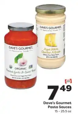 Weis Markets Dave's Gourmet Pasta Sauces offer