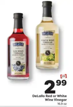 Weis Markets DeLallo Red or White Wine Vinegar offer