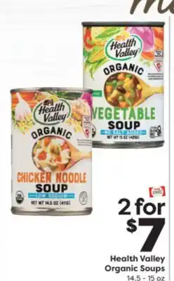 Weis Markets Health Valley Organic Soups offer