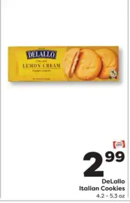 Weis Markets DeLallo Italian Cookies offer