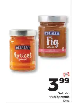 Weis Markets DeLallo Fruit Spreads offer