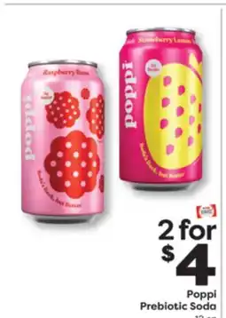Weis Markets Poppi Prebiotic Soda offer